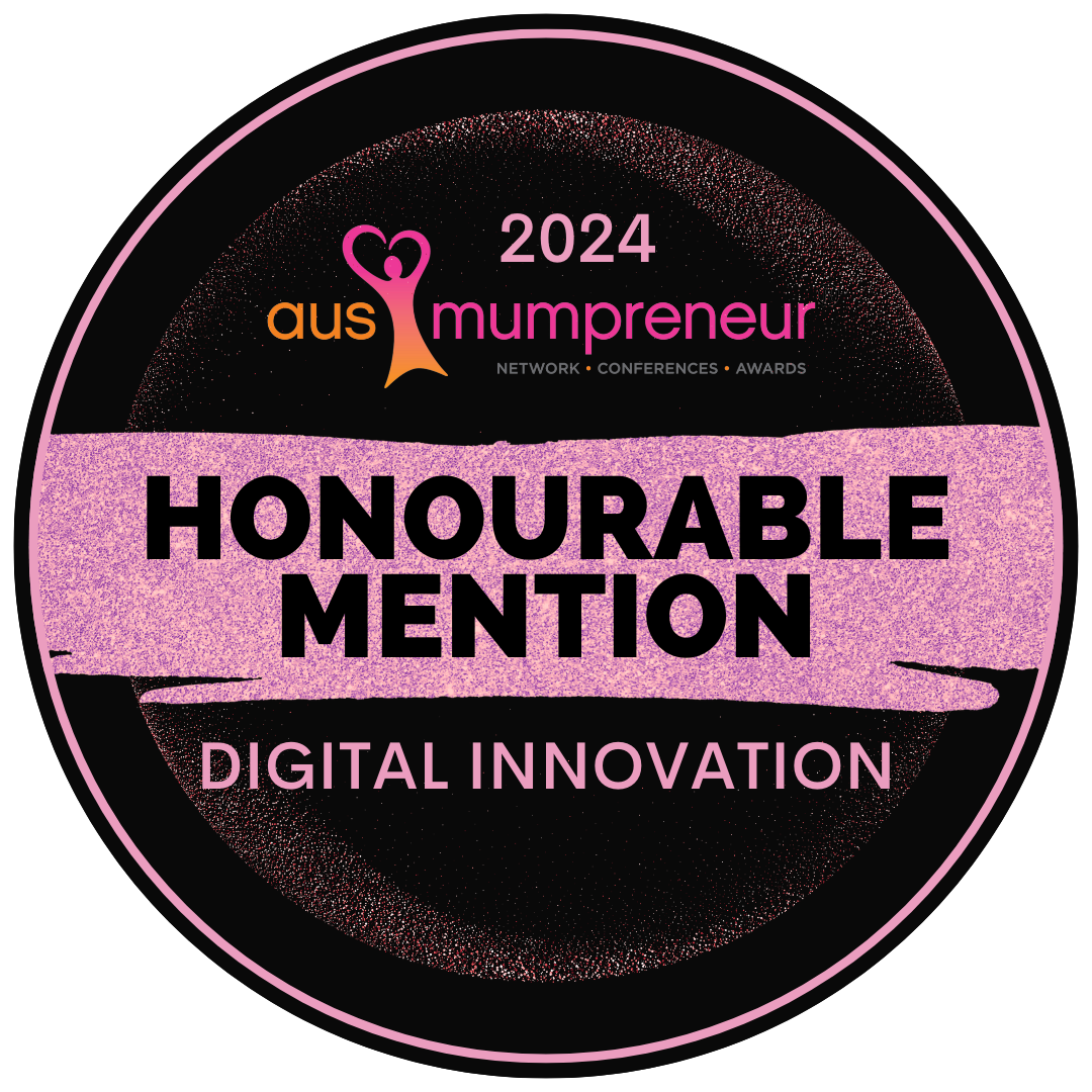 SEO Digital Innovation - Honourable Mention - Ausmumpreneur Awards 2024