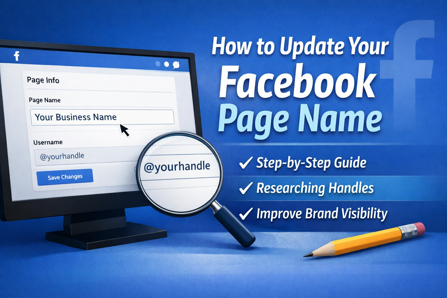 Brand Marketing - How to update your facebook page name